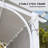 11 Ft. W x 11 Ft. D Outdoor Aluminum Pergola with Canopy-95163444