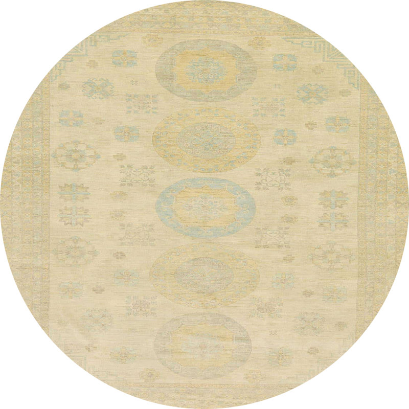 Tapis abstrait et moderne 157, Rond 7 pi