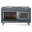 ILVE Nostalgie II Noblesse 60 po à 2 brûleurs, plaque chauffante, plaque de cuisson française-939345242-939345233