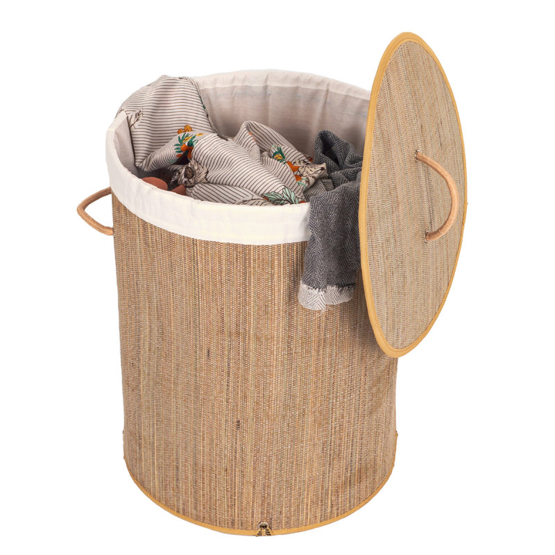 Panier à linge en bambou