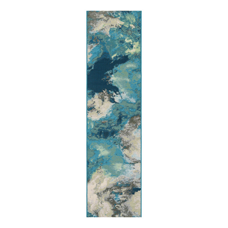 Keazia Indoor/Outdoor Area Rug, Runner 2' x 8'