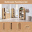 Armoire de rangement en bois d'ingénierie arquée 71 po H-1032443451-1032443453
