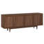 Aelin Rectangular TV Stand for TV's up to 75" in Satin Walnut-471602537