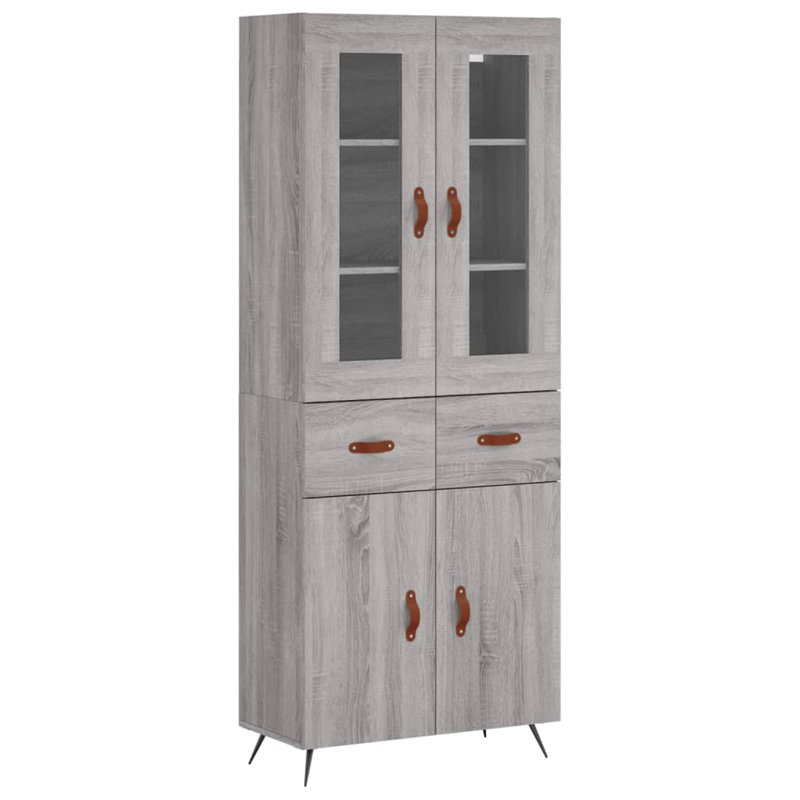 69.5cm Sideboard, Grey Sonoma