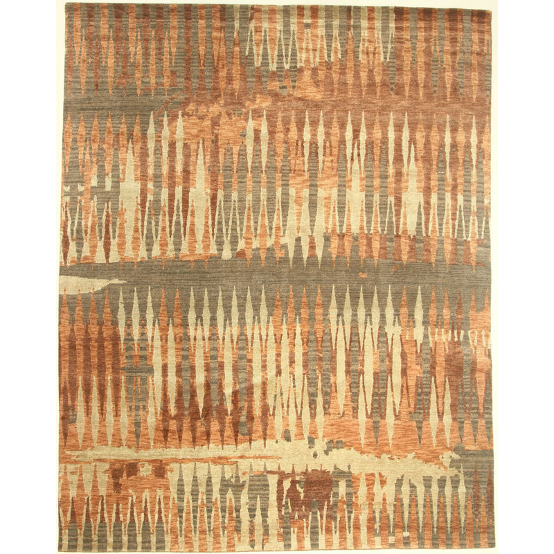 Rectangle 8' X 10' Wool Area Rug