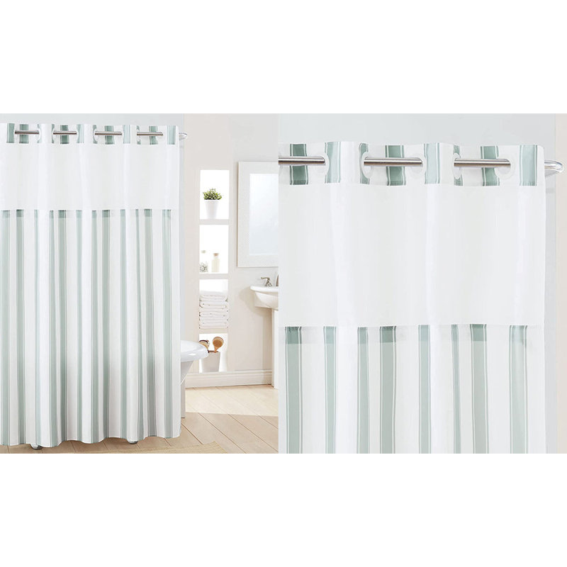 Polyester Shower Curtain, Grey