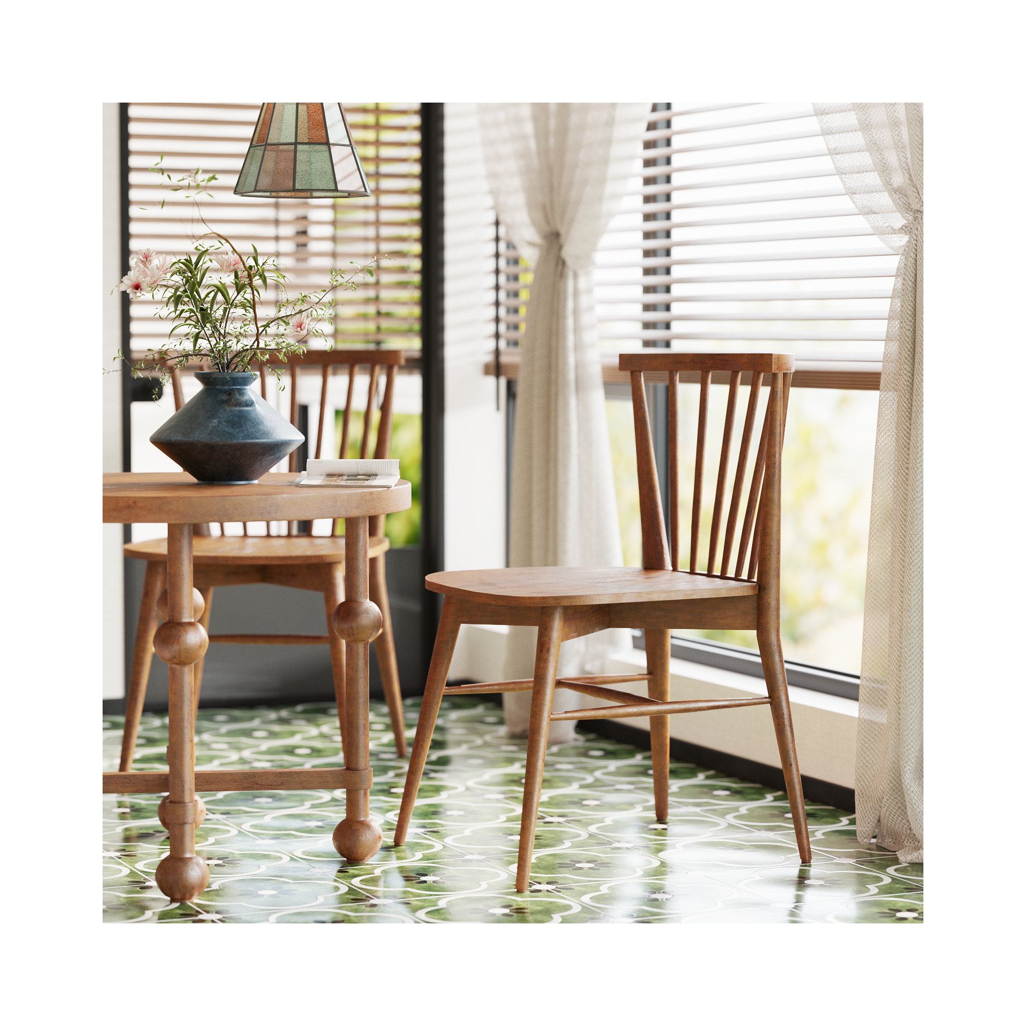 Arka Side Chair (Set Of 2), Brown