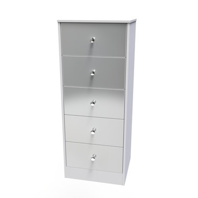 Fully Assembled Lokshin 5 - Drawer Chest of Drawers