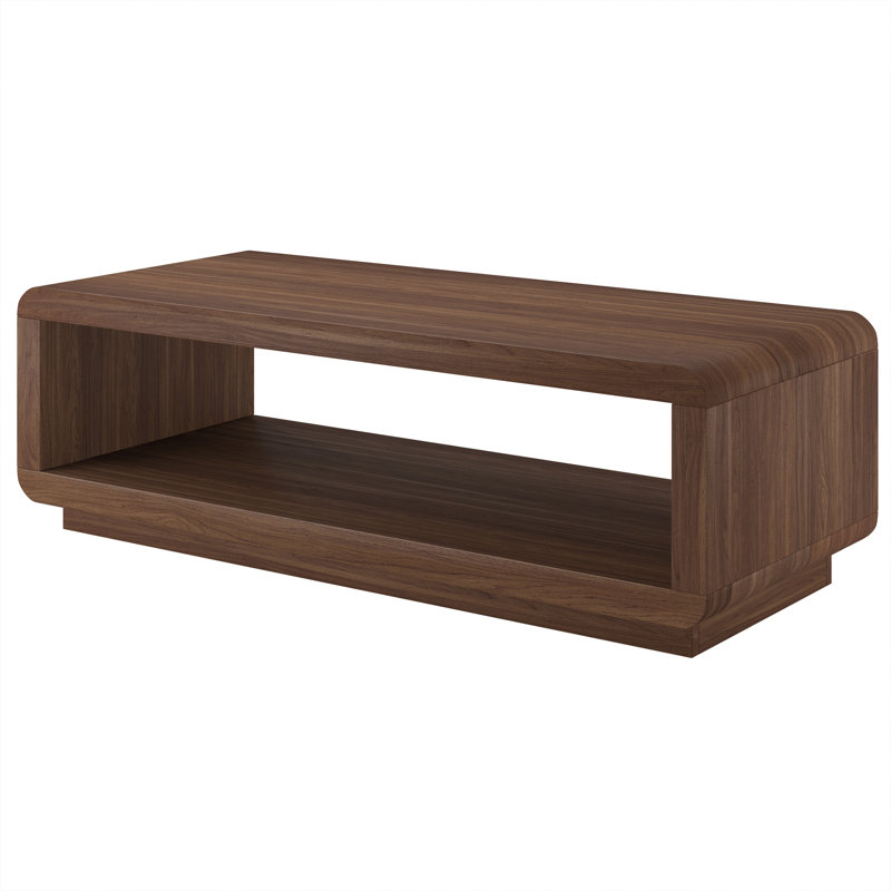Table basse Briscoe, Noyer satiné