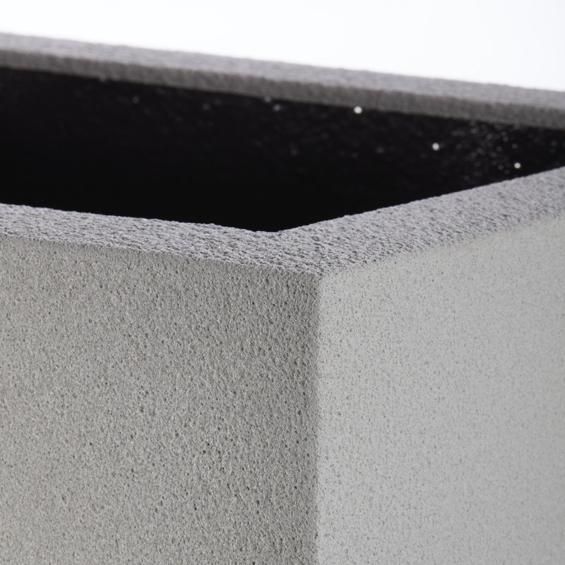 Boîte à fleurs Gita, Gris béton, H 12 po x l 46 po x P 17 po