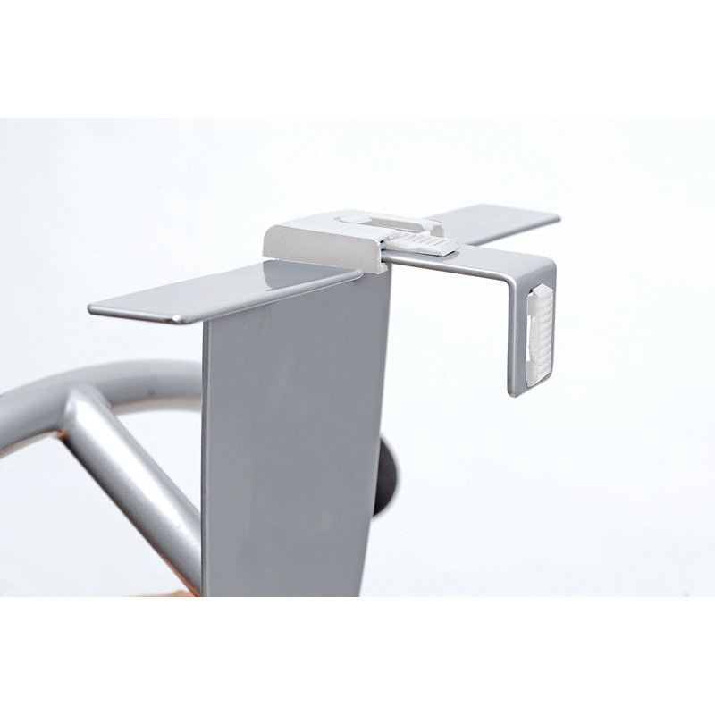 Silver Over the Door Metal and Foam Coat Hook