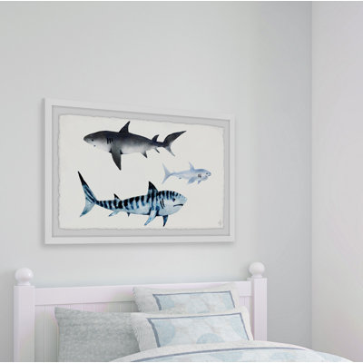 Cintron 'The Sharks' Framed Print