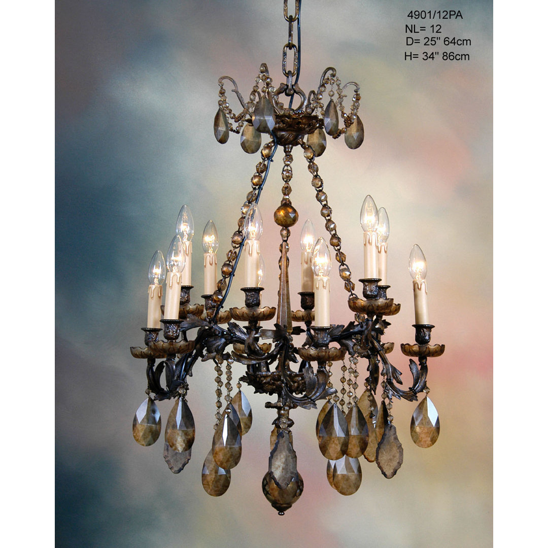 Cowie 12-Light Candle-Style Chandelier