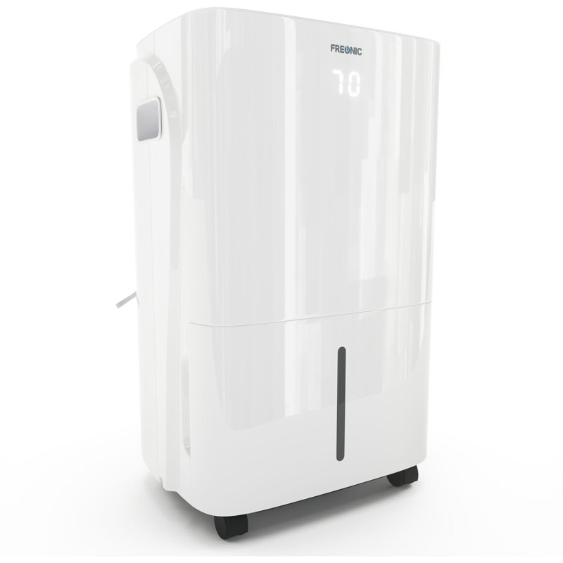 White Energy Star 50 Pint Dehumidifier with Built-In Pump