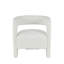Fauteuil d'appoint rond rond en polyester Rayisha