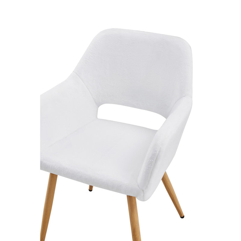 Chaise de salle à manger Outten, Blanc