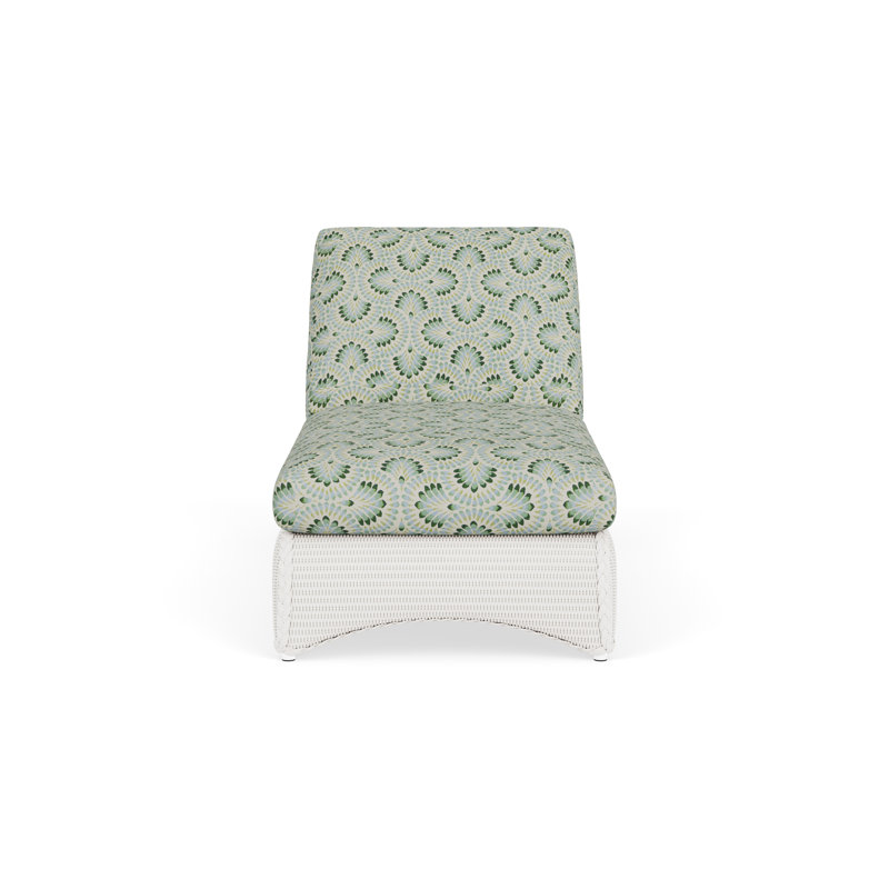 Loom Outdoor Chaise Lounge, Plume Spring, Hickory