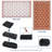 Geometric Reversible Outdoor Rug Waterproof Plastic Straw Patio Carpet for Deck, Porch, Garden, Camping, Balcony, RV, Beach, Picnic-304215557-304215561