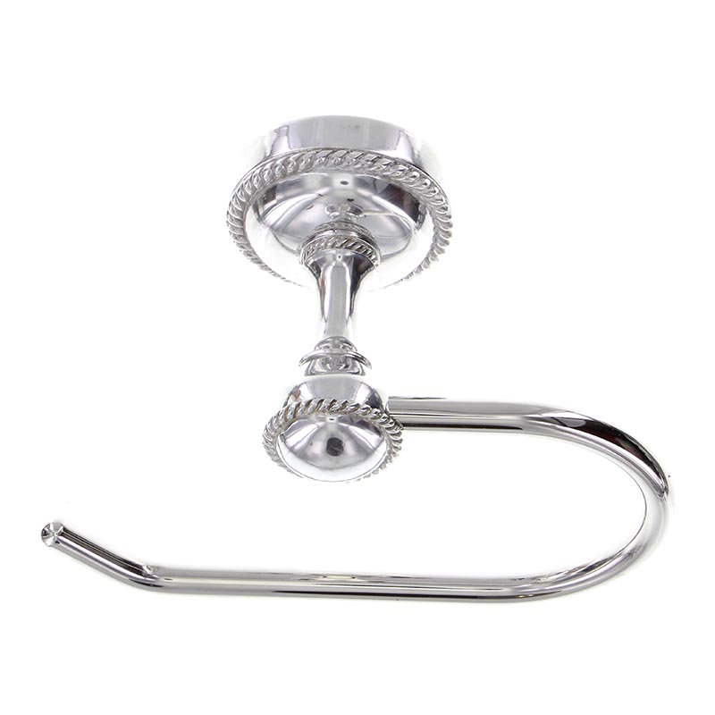 Equestre Wall Mounted Toilet Paper Holder, Polished Silver