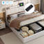Upholstered Ottoman Storage Bed-376188382-376188383