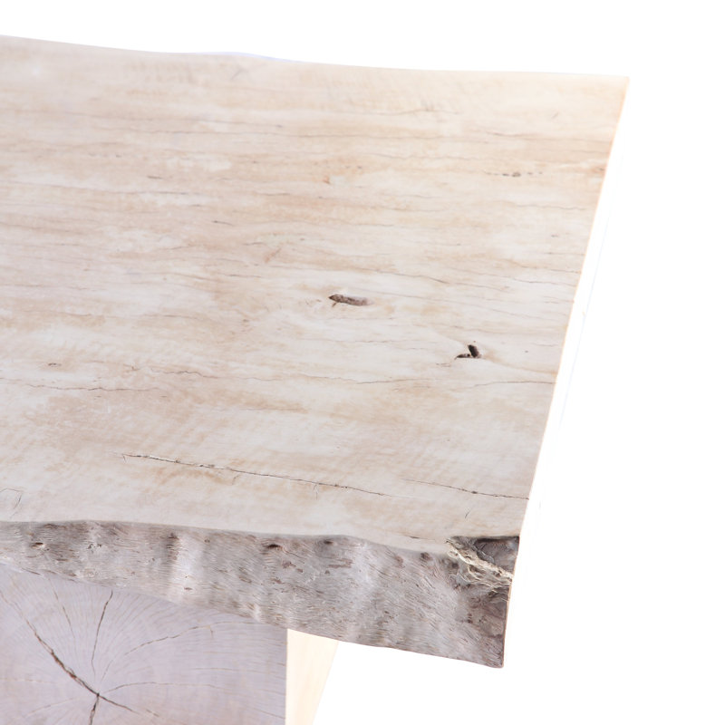 Table basse rustique blanche