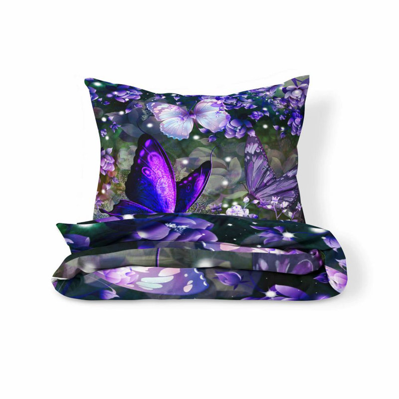 Polyester Duvet Cover, Twin Duvet Cover + 1 Standard Sham