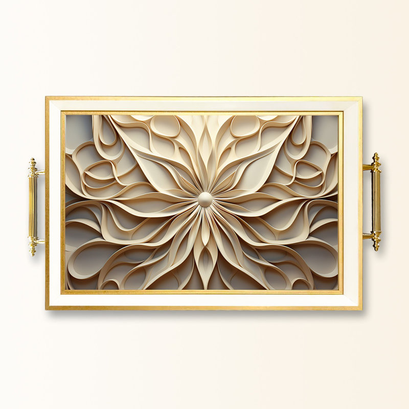 Elegant Glass Tray, 19.7 x 11.4 x 1.4 inches | 100% Durable Glass Construction | Easy to Clean with Damp Cloth | Ideal for Serving, Decorative Display, and Organizing | Stylish Addition to Home Décor