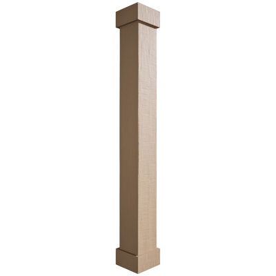 Endurathane Faux Wood Non-Tapered Square Column Wrap