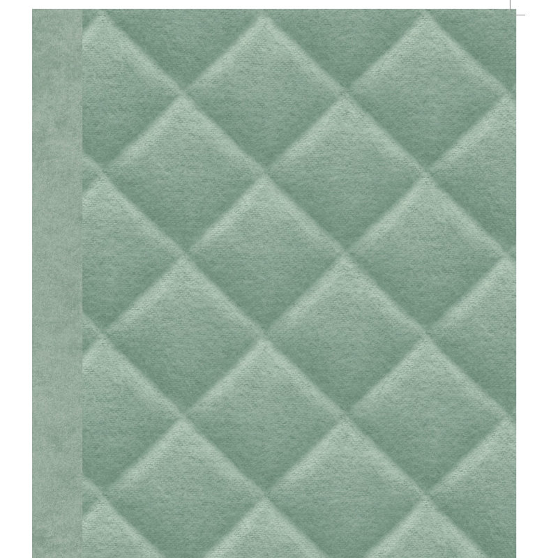 Papier peint géométrique Cengizhan, Vert