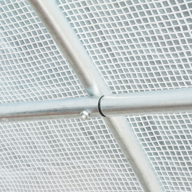 Brydie 6 x 3 x 2m Polytunnel Greenhouse Replacement Cover ONLY White