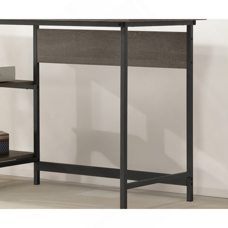 Bureau gris patiné