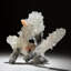 Green Apophyllite with Calcite and Stilbite on Matrix from Jalgaon, Maharashtra, India