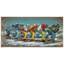 Handmade Rustic Entertainment Wall Decor on Metal