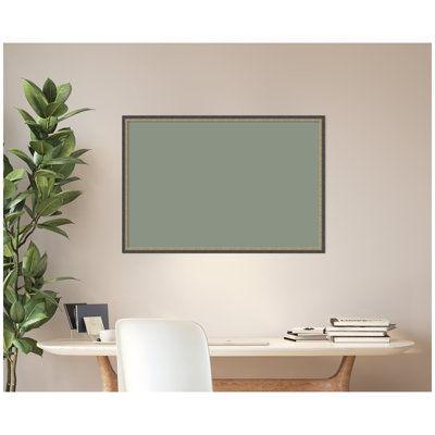 Tableau d'affichage en lin encadré en tissu