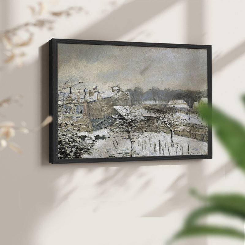 Paysages rétro-CCXIX - reproduction encadrée, Noir, H 16 po x l 20 po