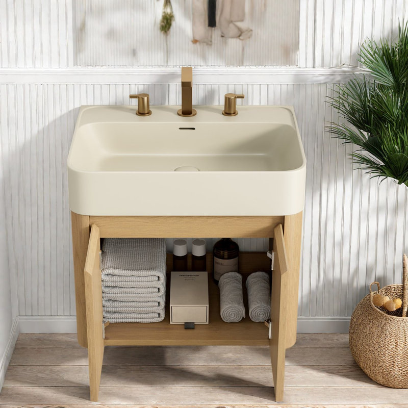 Meuble-lavabo moderne 36 po, 23.62