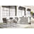 Ames Upholstered Side Chair in Glazed Silver