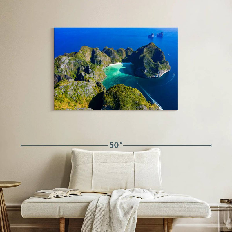 Île Gillard Koh Phi Phi Leh, H 26 po x l 39 po