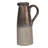 Libra Sienna Brown Ceramic Pitcher Vase-1073182475