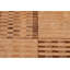 Tapis beige rectangulaire en laine noué à la main à motif géométrique 6 pi x 8 pi 9 po Paralee
