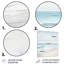 «Beach Photo Tranquil Waters II - Nautical & Beach», reproduction d'art sur métal-1906224774