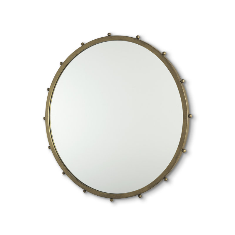 Miroir Weston, 37,6 po x 37,6 po, Doré