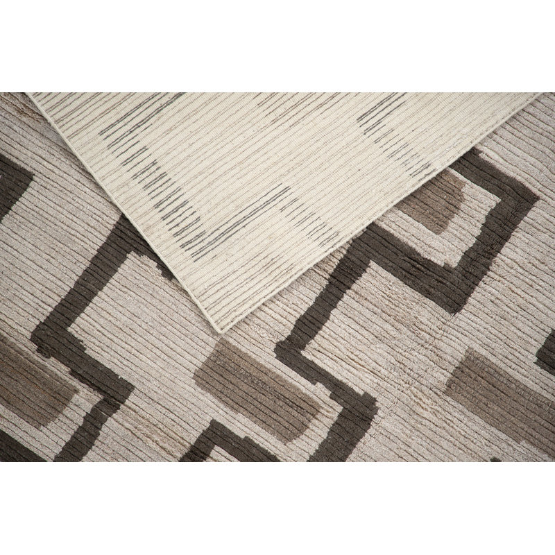 Bariloche Handmade Kilim Wool Area Rug, Rectangle 10' x 14'