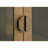 Distressed Light Brown 4-door Display Cabinet