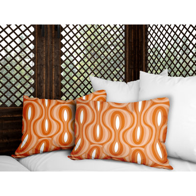 Indoor/Outdoor Reversible Throw Pillow