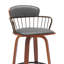 Smooth Swivel Bar Stool with Universal Application