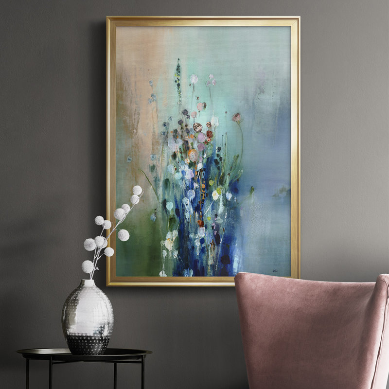 " Current Air II ", Gold, 42.5" H x 30.5" W x 1.25" D