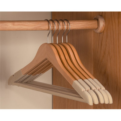 Octavus Wood Non-Slip Standard Hanger for Dress/Shirt/Sweater