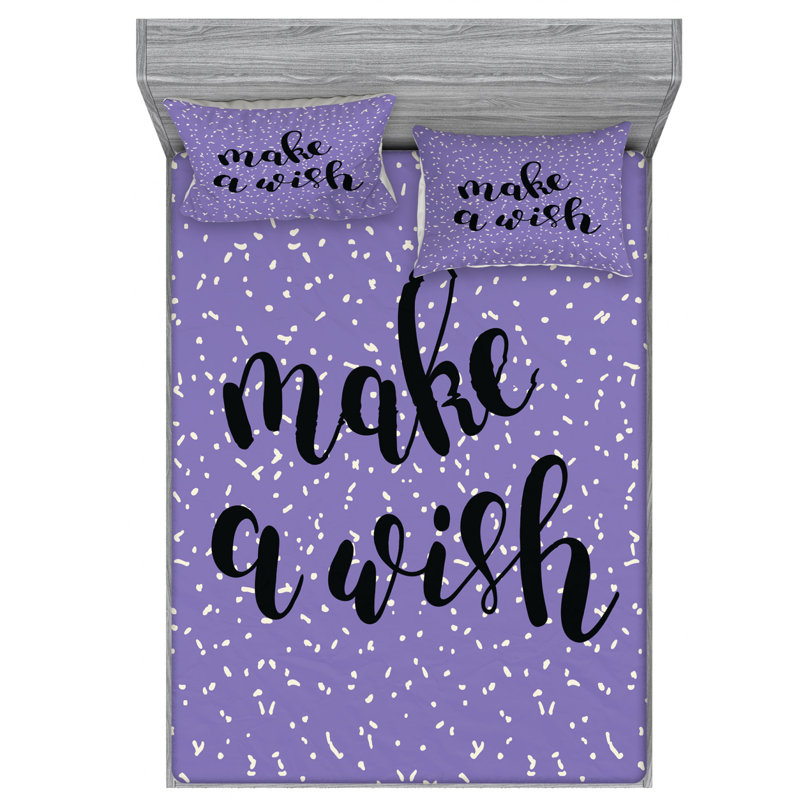Microfiber Sheet Set, Full Sheet Set with Fitted Sheet