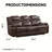 Jepum 86.6" W Top-Grain Genuine Leather Sofa-1441828357